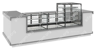 Витрина кондитерская Carboma KC71-130 VV 0,9-1 Built-In COSMO закрытая Витрина кондитерская Carboma KC71-130 VV 0,9-1 Built-In COSMO закрытая