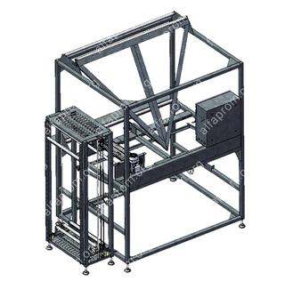 Складыватель (сворачиватель) полурукава из полотна воздушно-пузырчатой пленки HLMJ-1